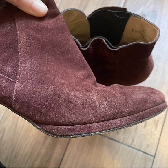 Salvatore Ferragamo Brown Suede Ankle Booties - Picture 6 of 6